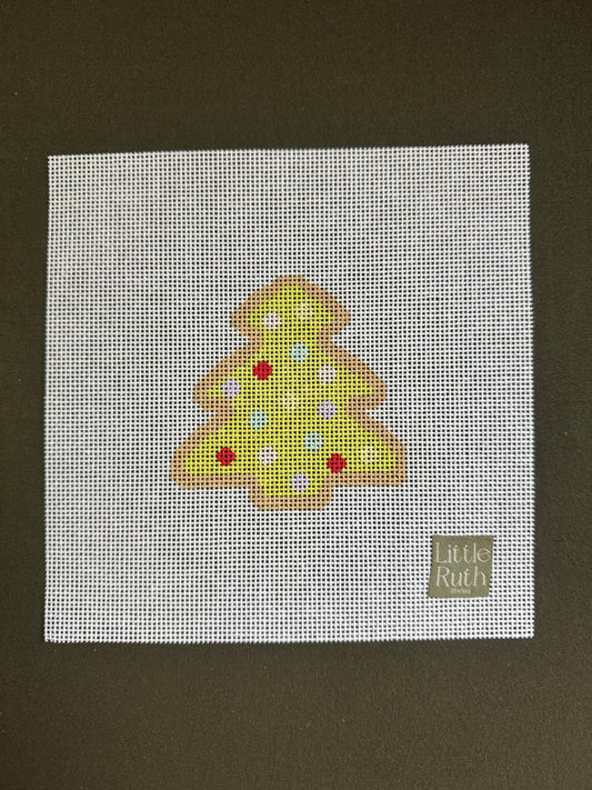 Christmas Cookie: Christmas Tree Needlepoint Canvas
