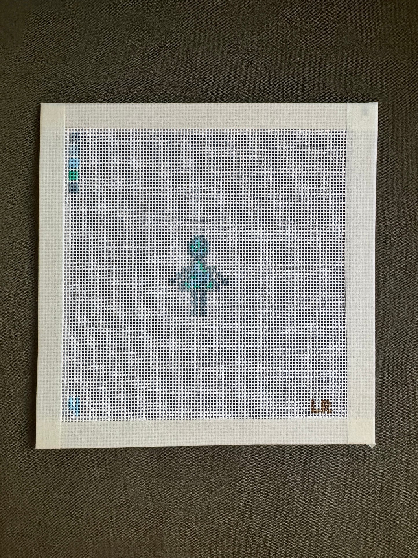 Little Birthstone Person - Hand-Painted Needlepoint Canvas