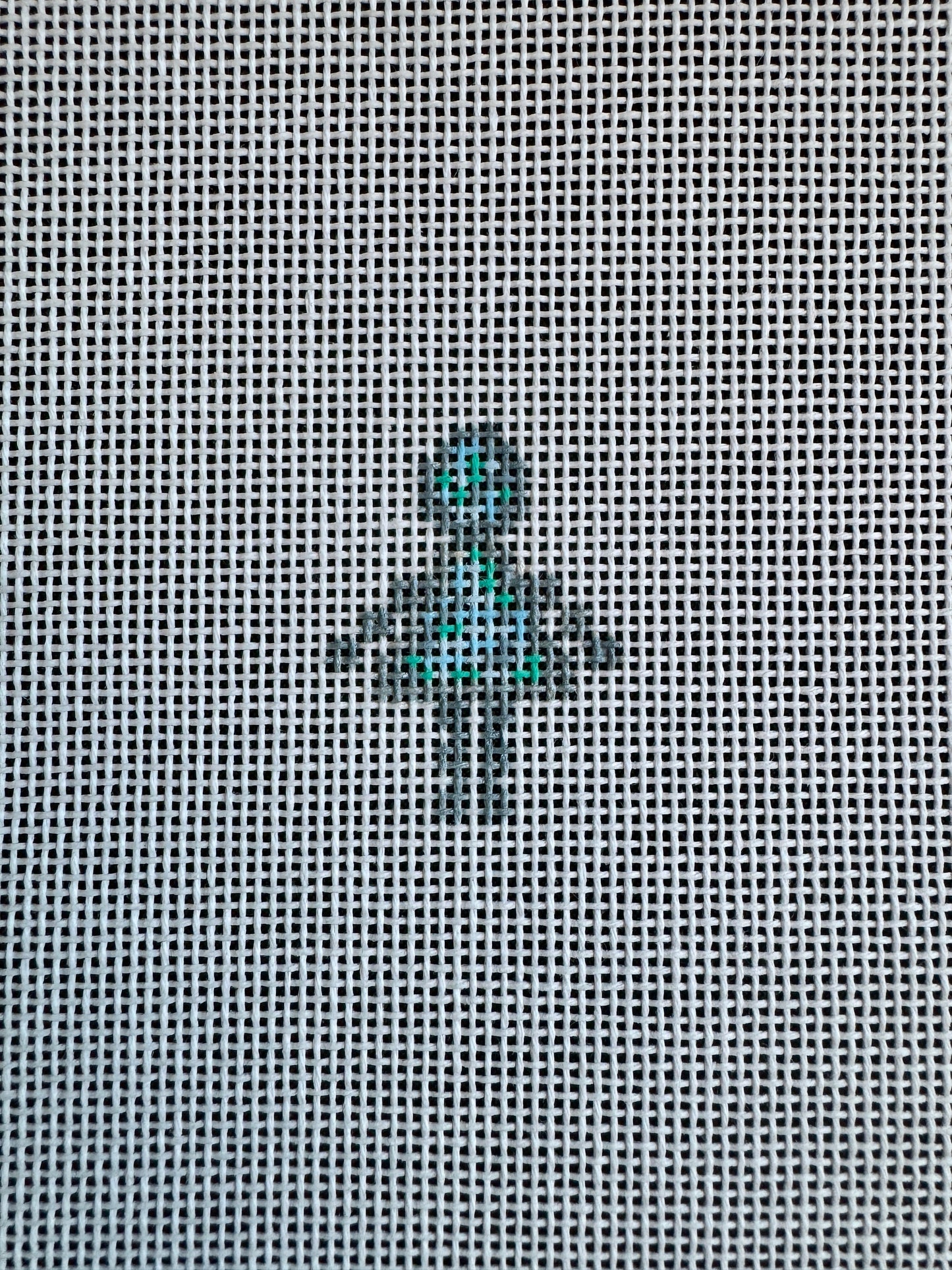 Little Birthstone Person - Hand-Painted Needlepoint Canvas